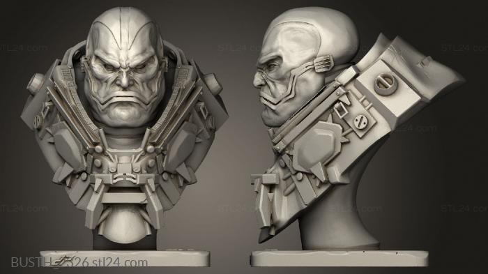 Busts of heroes and monsters (Apocalypse, BUSTH_2326) 3D models for cnc