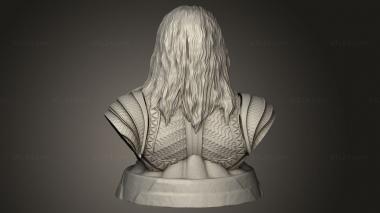 Busts of heroes and monsters (Aquaman, BUSTH_2327) 3D models for cnc