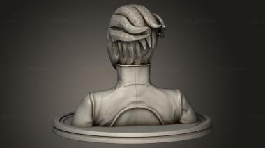 Busts of heroes and monsters (Asari, BUSTH_2330) 3D models for cnc