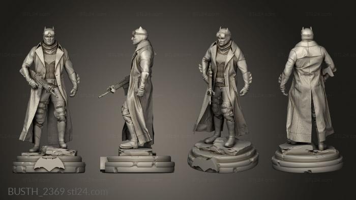 Busts of heroes and monsters (Batman, BUSTH_2369) 3D models for cnc