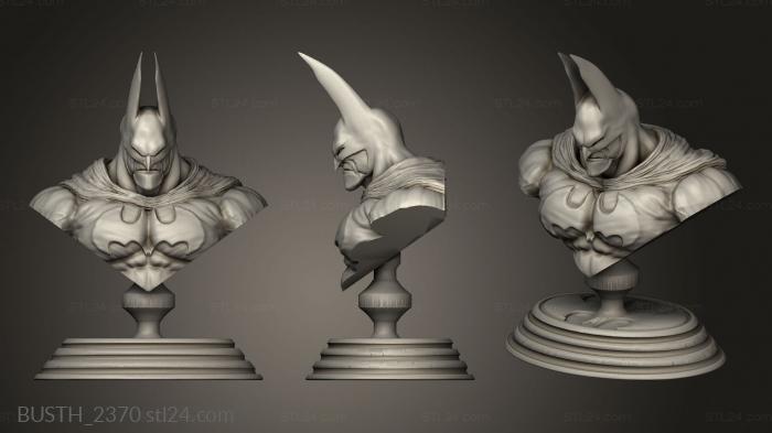 Busts of heroes and monsters (Batman Alternative, BUSTH_2370) 3D models for cnc