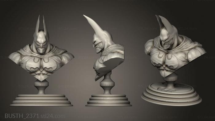 Busts of heroes and monsters (Batman Alternative, BUSTH_2371) 3D models for cnc