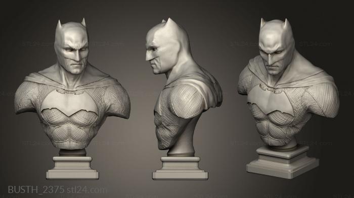 Busts of heroes and monsters (BATMAN Bats OCO, BUSTH_2375) 3D models for cnc