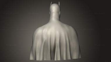 Busts of heroes and monsters (Batman The Caped Crusader, BUSTH_2392) 3D models for cnc