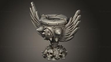 Busts of heroes and monsters (Blood Bowl Trophies Gpix tr nr, BUSTH_2417) 3D models for cnc