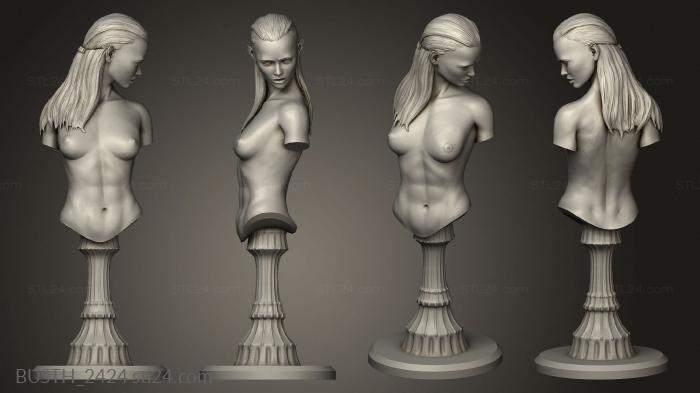 Busts of heroes and monsters (Bonnie nsfw, BUSTH_2424) 3D models for cnc