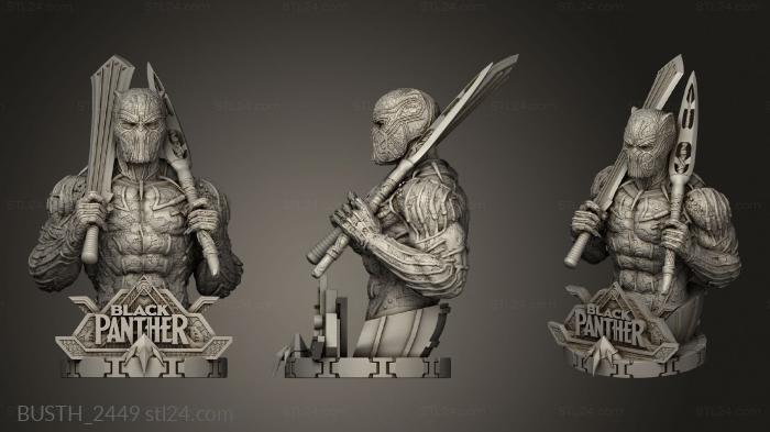 Busts of heroes and monsters (Bust, BUSTH_2449) 3D models for cnc
