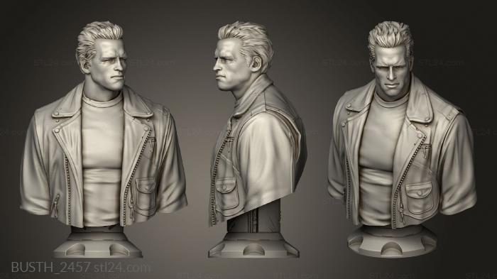 Busts of heroes and monsters (Bust David Ostman, BUSTH_2457) 3D models for cnc