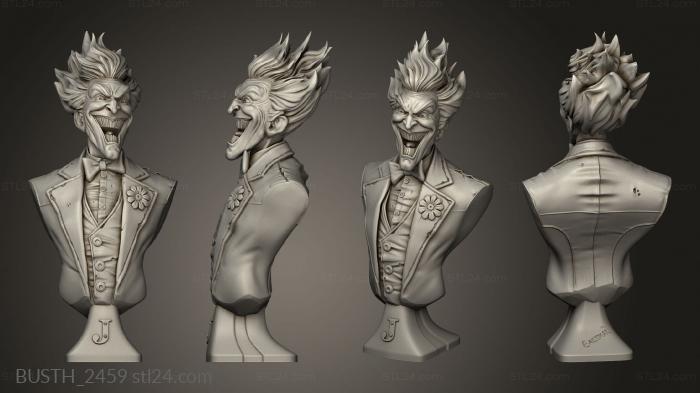Busts of heroes and monsters (bust David Ostman Joker, BUSTH_2459) 3D models for cnc