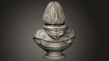 Busts of heroes and monsters (Bust Fer Aged, BUSTH_2465) 3D models for cnc