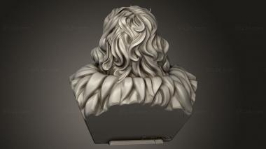 Busts of heroes and monsters (Bust Jon Snow Night Watch Edition, BUSTH_2471) 3D models for cnc