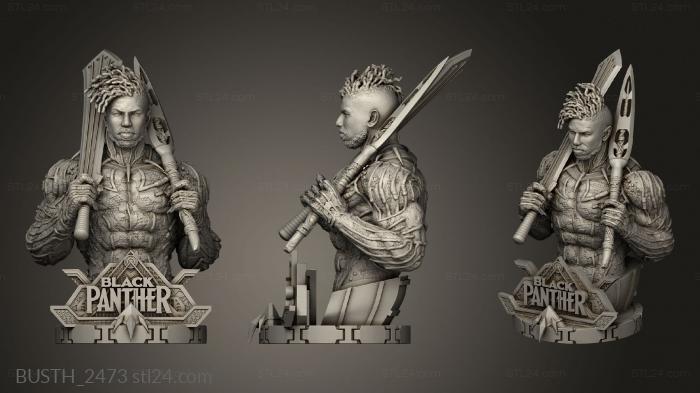 Busts of heroes and monsters (Bust KM Reference, BUSTH_2473) 3D models for cnc