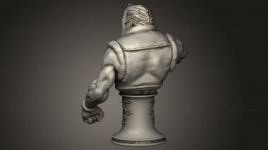 Busts of heroes and monsters (Bust Nash, BUSTH_2478) 3D models for cnc