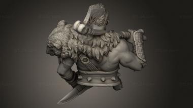 Busts of heroes and monsters (Berserk, BUSTH_2519) 3D models for cnc