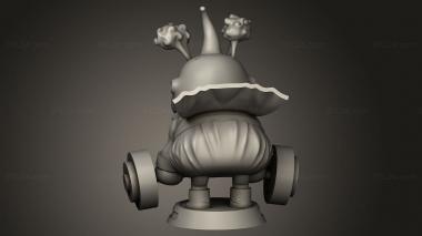 Busts of heroes and monsters (Buu, BUSTH_2538) 3D models for cnc