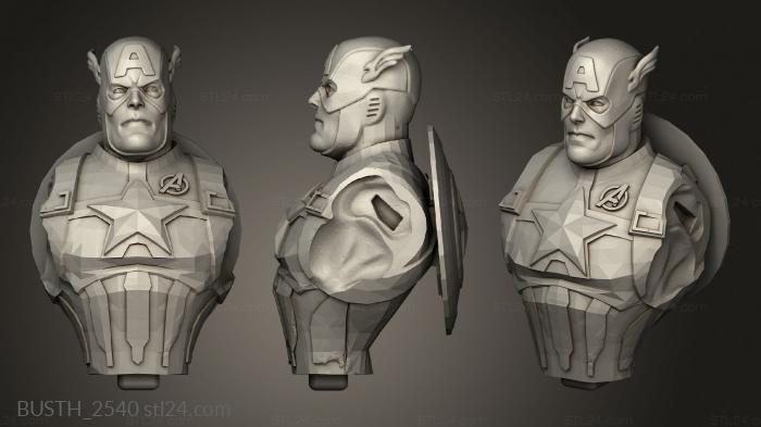 Busts of heroes and monsters (cabeza, BUSTH_2540) 3D models for cnc