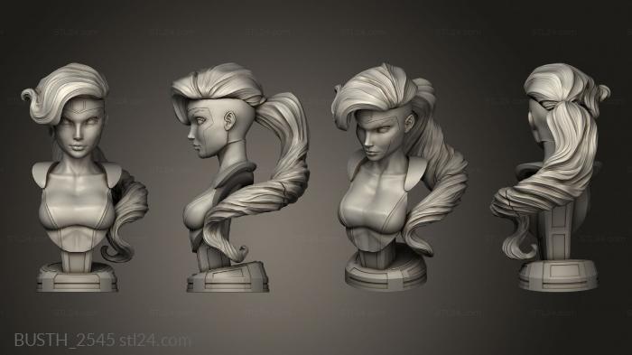 Busts of heroes and monsters (Campbells Jean Grey, BUSTH_2545) 3D models for cnc