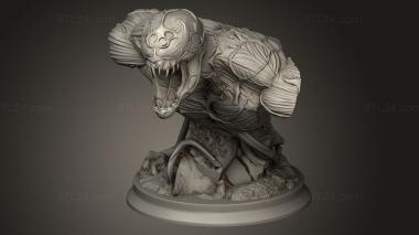 Busts of heroes and monsters (Carnage, BUSTH_2565) 3D models for cnc