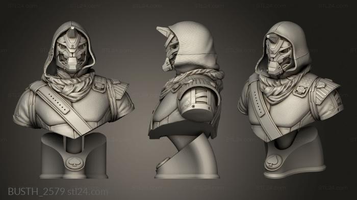 Busts of heroes and monsters (Caydee, BUSTH_2579) 3D models for cnc