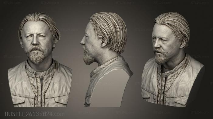 Busts of heroes and monsters (Chibs, BUSTH_2613) 3D models for cnc