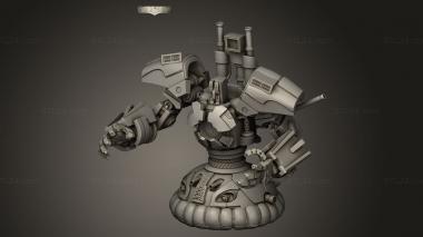 Busts of heroes and monsters (Classic Airbuster, BUSTH_2624) 3D models for cnc