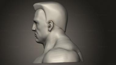 Busts of heroes and monsters (colossus, BUSTH_2642) 3D models for cnc