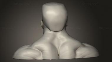 Busts of heroes and monsters (colossus, BUSTH_2642) 3D models for cnc