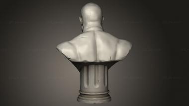 Busts of heroes and monsters (columna, BUSTH_2644) 3D models for cnc