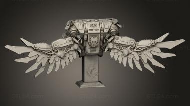 Busts of heroes and monsters (Corvus Corax, BUSTH_2651) 3D models for cnc