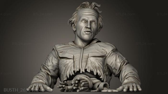 Busts of heroes and monsters (CREW PONTIFF DECAPITATED, BUSTH_2655) 3D models for cnc