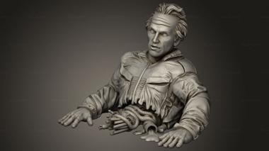 Busts of heroes and monsters (CREW PONTIFF DECAPITATED, BUSTH_2655) 3D models for cnc