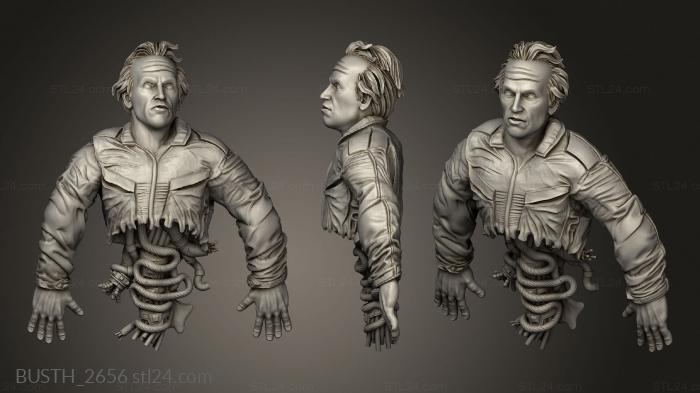 Busts of heroes and monsters (CREW PONTIFF DECAPITATED, BUSTH_2656) 3D models for cnc