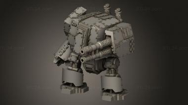 Busts of heroes and monsters (Crusader Klaw Walker Engine, BUSTH_2660) 3D models for cnc