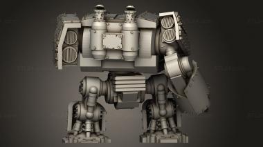 Busts of heroes and monsters (Crusader Klaw Walker Engine, BUSTH_2660) 3D models for cnc