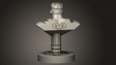 Busts of heroes and monsters (Cyclops and Jean Cyclops, BUSTH_2672) 3D models for cnc