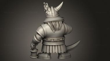 Busts of heroes and monsters (D Miner, BUSTH_2673) 3D models for cnc