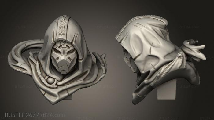 Busts of heroes and monsters (Damn Nation Cassandra La Pistolera, BUSTH_2677) 3D models for cnc