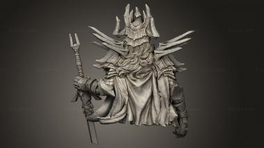 Busts of heroes and monsters (Dante, BUSTH_2678) 3D models for cnc