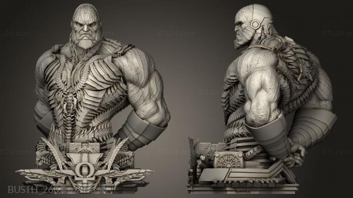 Busts of heroes and monsters (Darkseid, BUSTH_2682) 3D models for cnc