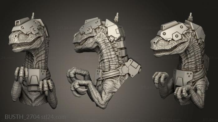 Busts of heroes and monsters (Death Speed Champions Cyber Rex, BUSTH_2704) 3D models for cnc
