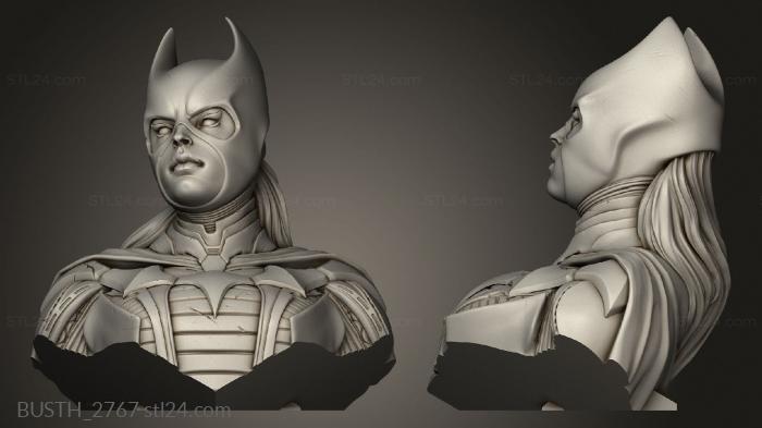 Busts of heroes and monsters (Eastman Batgirl, BUSTH_2767) 3D models for cnc