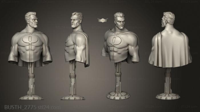 Busts of heroes and monsters (Eastman Omni Man, BUSTH_2775) 3D models for cnc