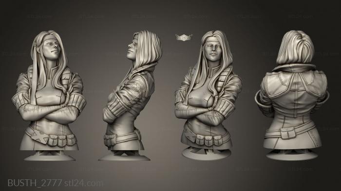 Busts of heroes and monsters (Eastman Rogue, BUSTH_2777) 3D models for cnc
