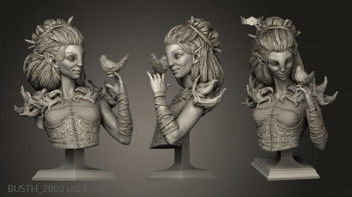 Busts of heroes and monsters (Enna Flimbey, BUSTH_2803) 3D models for cnc