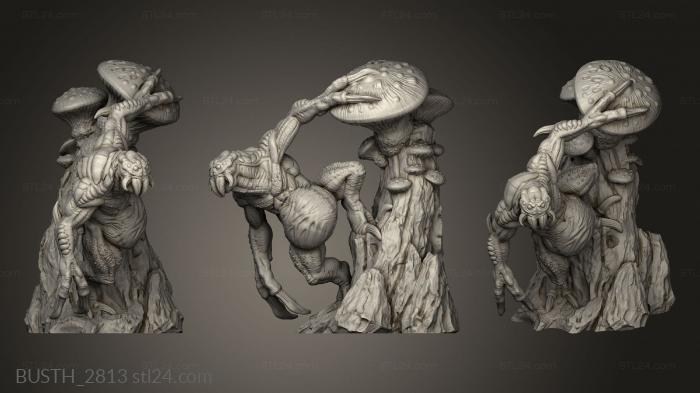 Busts of heroes and monsters (Ettercap, BUSTH_2813) 3D models for cnc