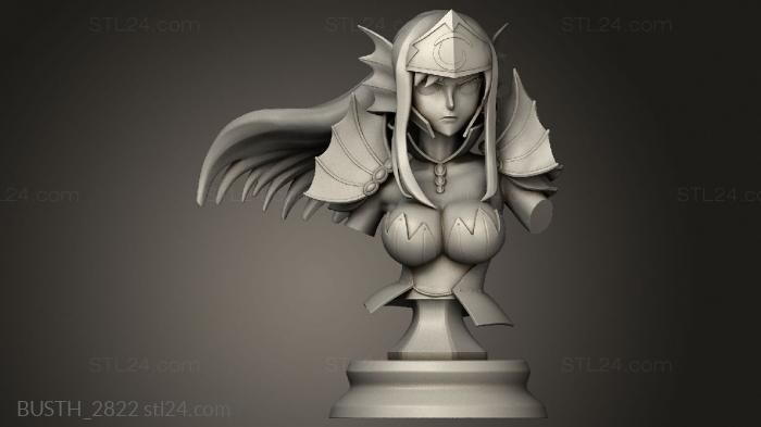 Busts of heroes and monsters (Ezra Azerama Erza Bot, BUSTH_2822) 3D models for cnc
