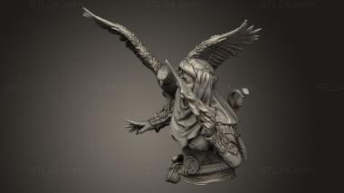 Busts of heroes and monsters (Fantasy Legendarium Dragons Lair Liars Lair Of Hala Faheem, BUSTH_2826) 3D models for cnc