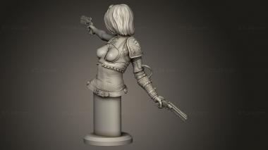 Busts of heroes and monsters (Felicia simple nsfw, BUSTH_2849) 3D models for cnc