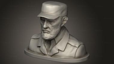 Busts of heroes and monsters (Fidel Castro gkhellas Castrogkhellas, BUSTH_2857) 3D models for cnc