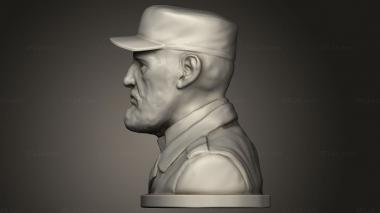 Busts of heroes and monsters (Fidel Castro gkhellas Castrogkhellas, BUSTH_2857) 3D models for cnc